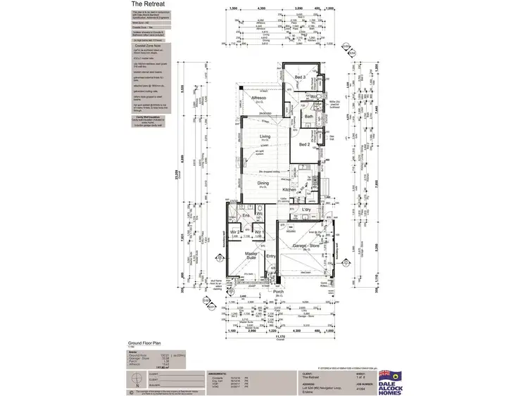 Floorplan of Homely house listing, 9 Navigator Loop, Erskine WA 6210