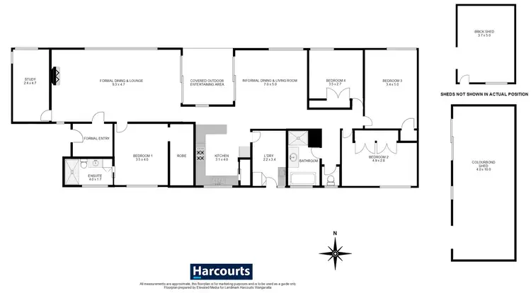 Floorplan of Homely house listing, 11 Waratah Drive, Wangaratta VIC 3677