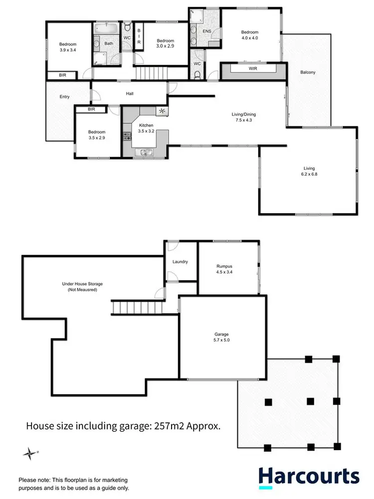 Floorplan of Homely house listing, 33 Arlunya Street, Tranmere TAS 7018