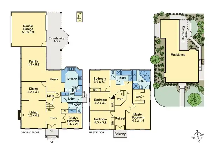 Floorplan of Homely house listing, 1 Adrian Avenue, Vermont South VIC 3133