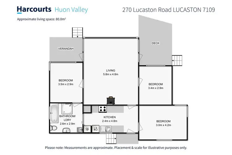 Floorplan of Homely house listing, 270 Lucaston Road, Lucaston TAS 7109