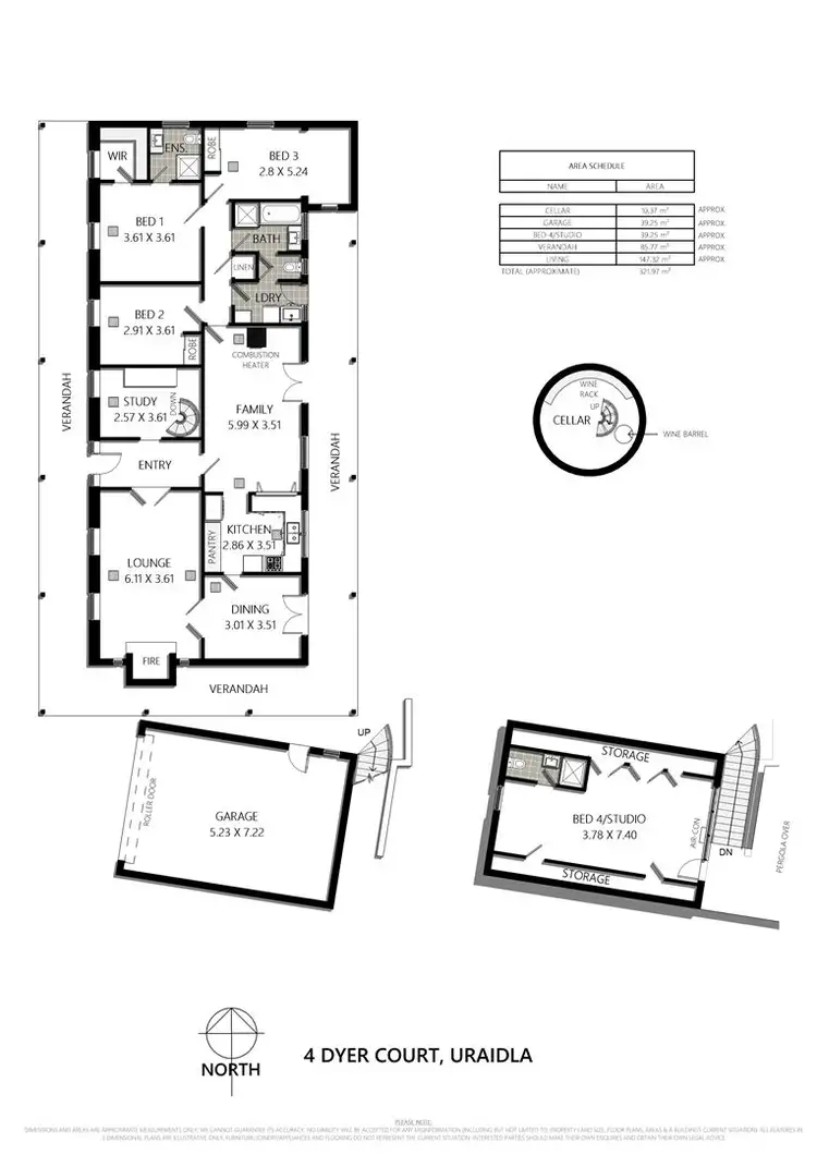 Floorplan of Homely house listing, 4 Dyer Court, Uraidla SA 5142