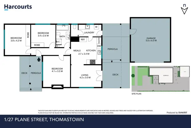 Floorplan of Homely unit listing, 1/27 Plane Street, Thomastown VIC 3074