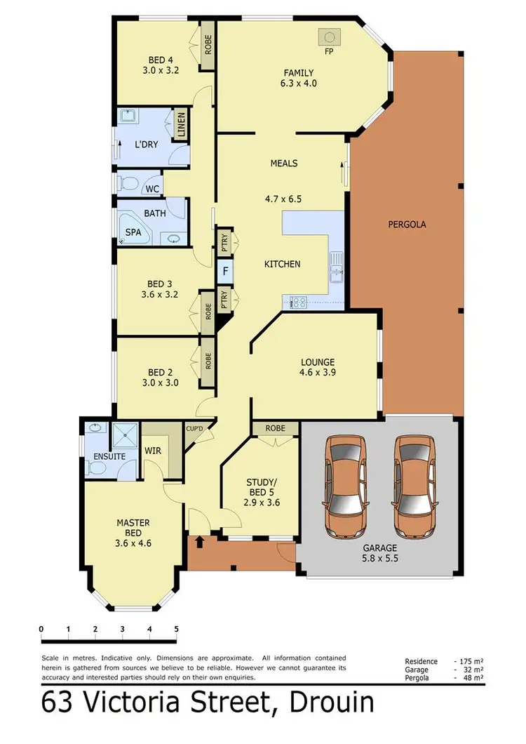 Floorplan of Homely house listing, 63 Victoria Street, Drouin VIC 3818