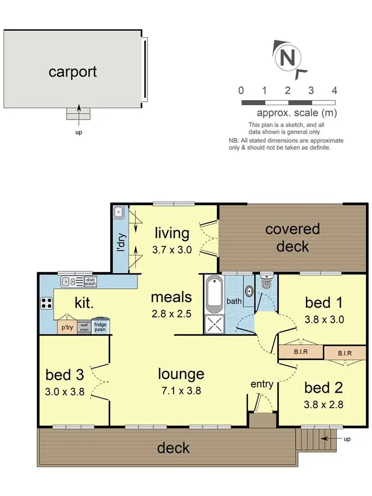 Floorplan of Homely house listing, 11 Winnetka Drive, Lilydale VIC 3140