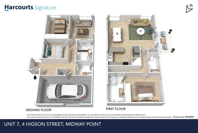 Floorplan of Homely unit listing, 7/4 Higson Street, Midway Point TAS 7171