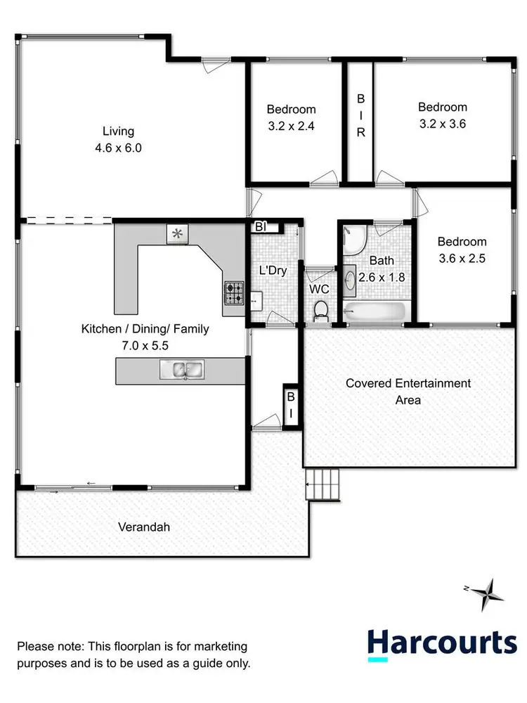 Floorplan of Homely house listing, 15 Elinga Street, Howrah TAS 7018