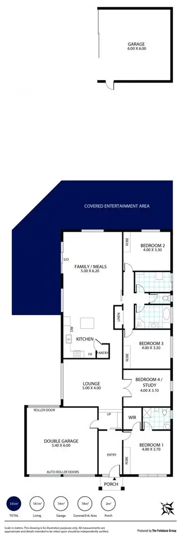 Floorplan of Homely house listing, 161 Coromandel Drive, Mccracken SA 5211