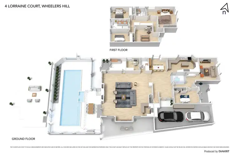 Floorplan of Homely house listing, 4 Lorraine Court, Wheelers Hill VIC 3150