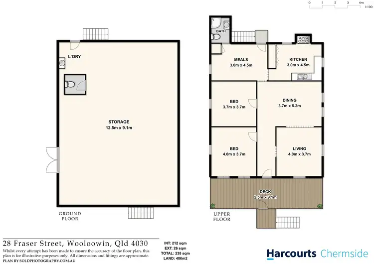 Floorplan of Homely house listing, 28 Fraser Street, Wooloowin QLD 4030