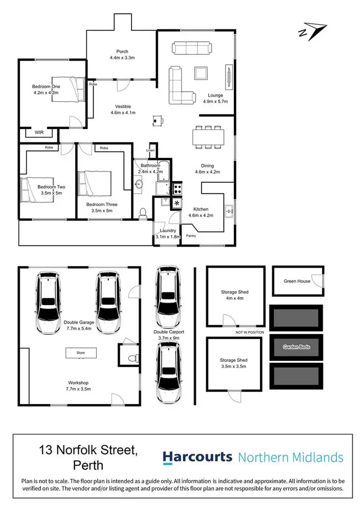 Floorplan of Homely house listing, 13 Norfolk Street, Perth TAS 7300