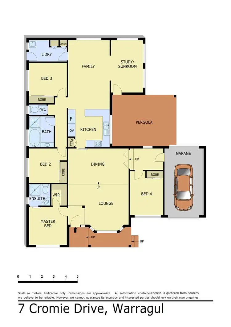 Floorplan of Homely house listing, 7 Cromie Drive, Warragul VIC 3820
