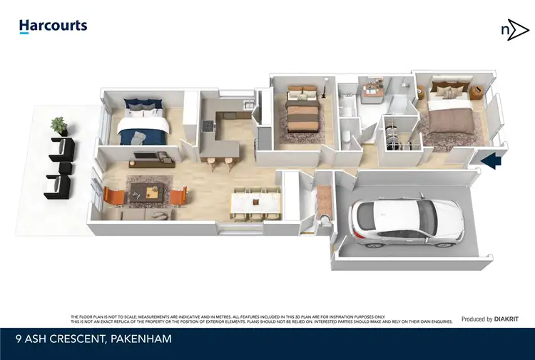 Floorplan of Homely house listing, 9 Ash Crescent, Pakenham VIC 3810