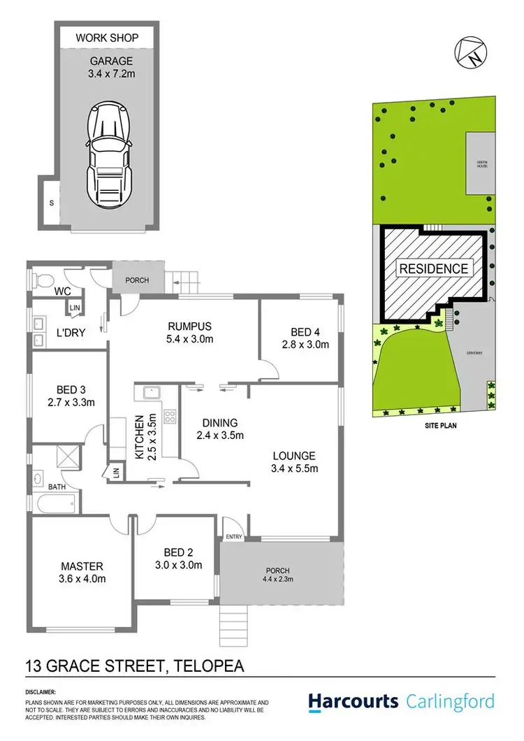 Floorplan of Homely house listing, 13 Grace Street, Telopea NSW 2117