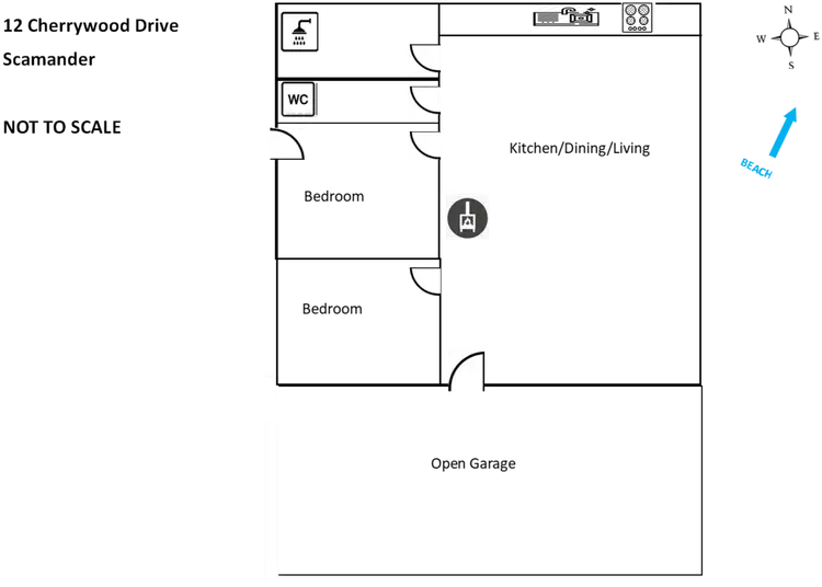 Floorplan of Homely house listing, 12 Cherrywood Drive, Scamander TAS 7215