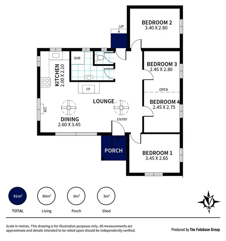 Floorplan of Homely house listing, 43 Warland Avenue, Victor Harbor SA 5211