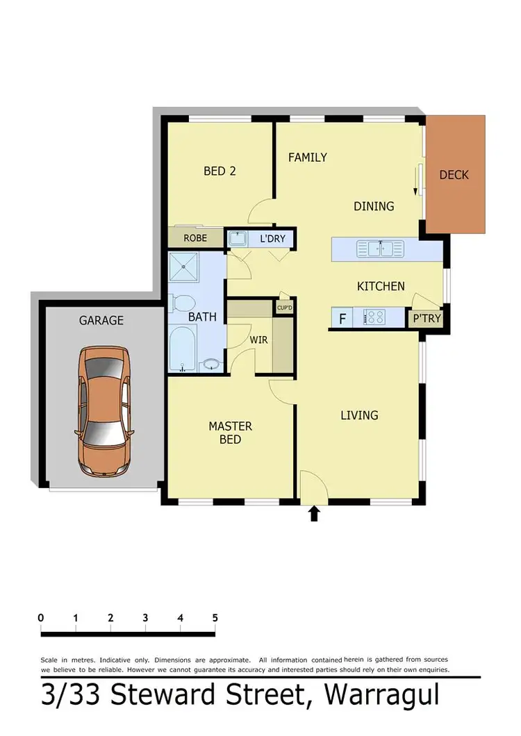 Floorplan of Homely townhouse listing, 3/35 Steward Street, Warragul VIC 3820