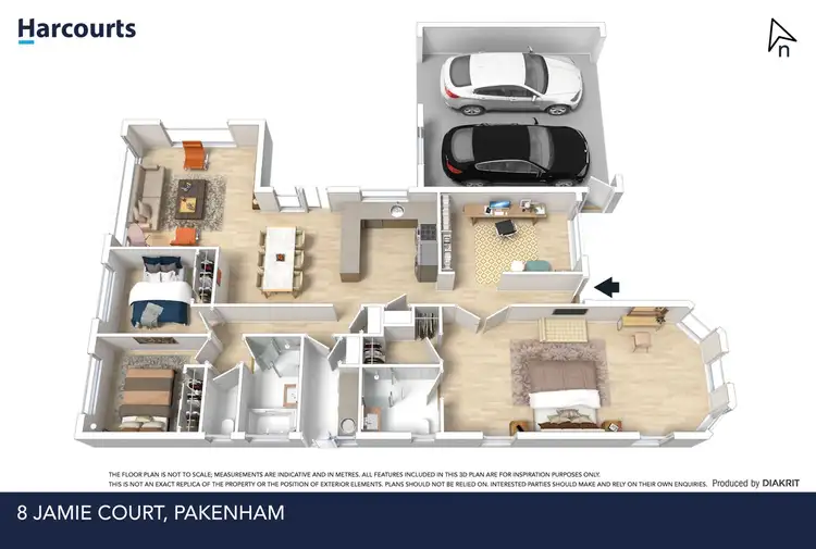 Floorplan of Homely house listing, 8 Jamie Court, Pakenham VIC 3810