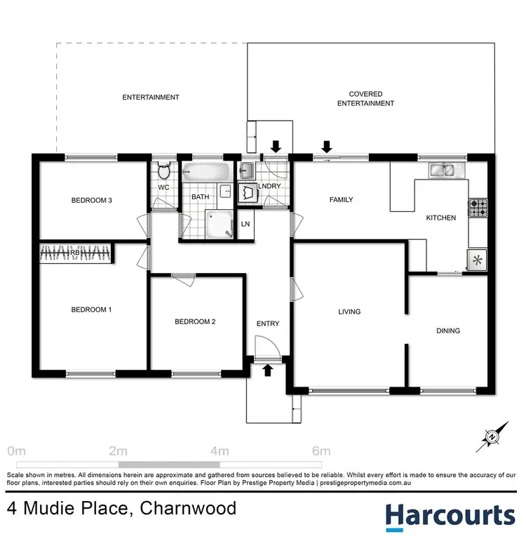 Floorplan of Homely house listing, 4 Mudie Pl, Charnwood ACT 2615