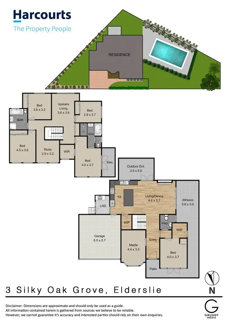 Floorplan of Homely house listing, 3 Silky Oak Grove, Elderslie NSW 2570