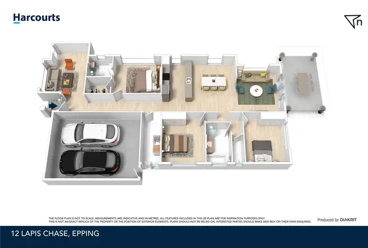Floorplan of Homely house listing, 12 Lapis Chase, Epping VIC 3076