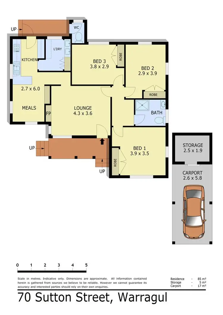 Floorplan of Homely house listing, 70 Sutton Street, Warragul VIC 3820