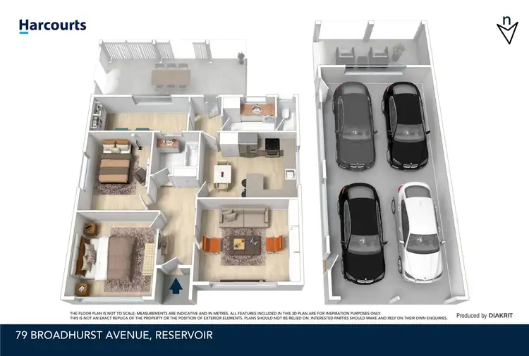 Floorplan of Homely house listing, 79 Broadhurst Avenue, Reservoir VIC 3073