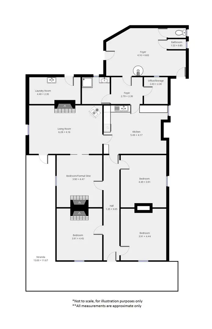 Floorplan of Homely house listing, 43 Parsons Road, Bluff Beach SA 5575