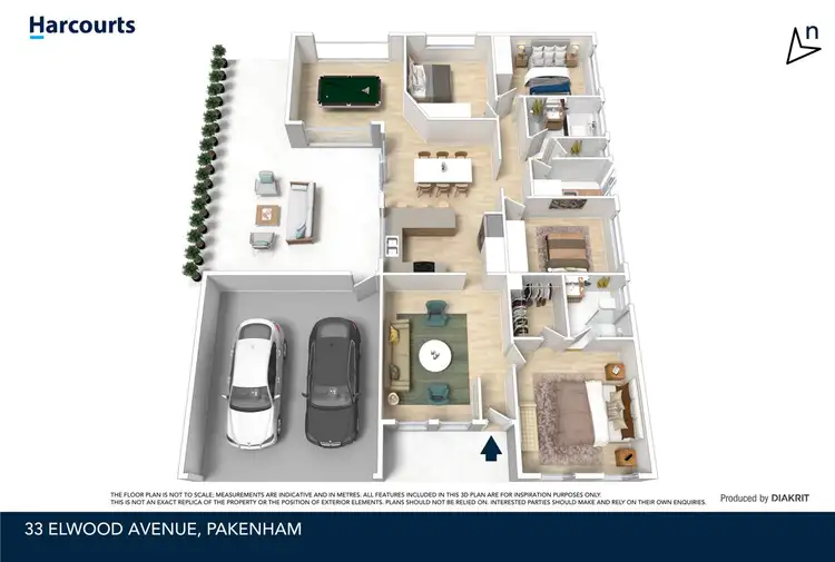 Floorplan of Homely house listing, 33 Elwood Avenue, Pakenham VIC 3810