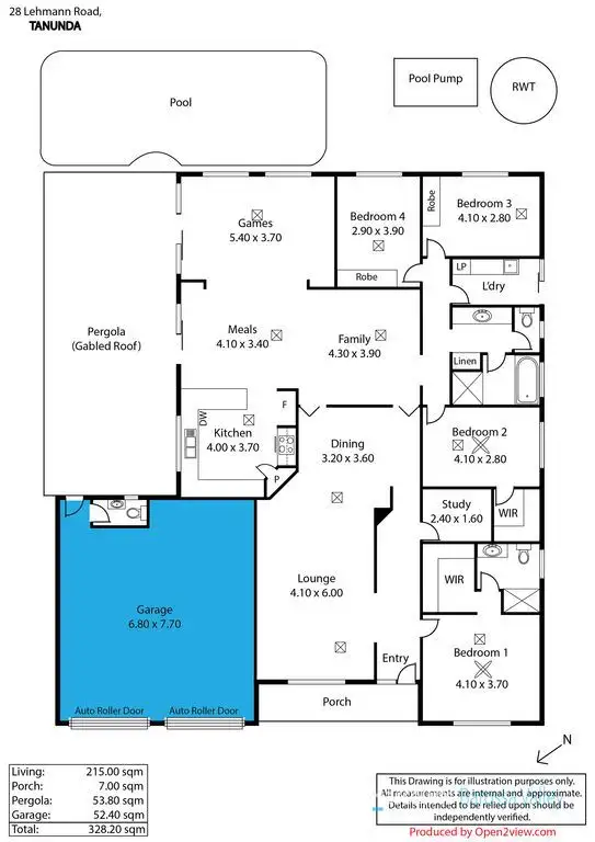 Floorplan of Homely house listing, 28 Lehmann Road, Tanunda SA 5352
