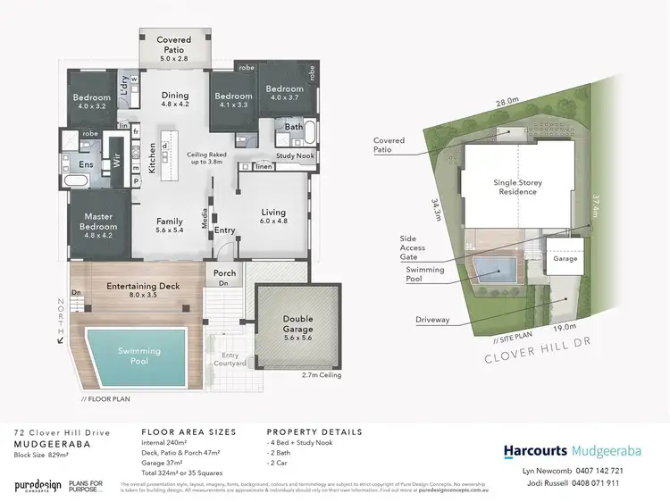Floorplan of Homely house listing, 72 Clover Hill Drive, Mudgeeraba QLD 4213