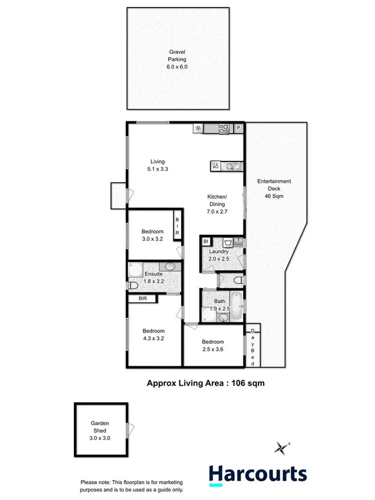 Floorplan of Homely house listing, 35 Gatehouse Drive, Sorell TAS 7172