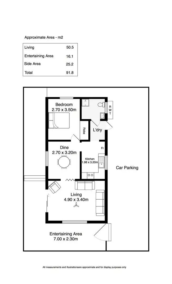 Floorplan of Homely flat listing, 22 Tuit Road, Port Willunga SA 5173