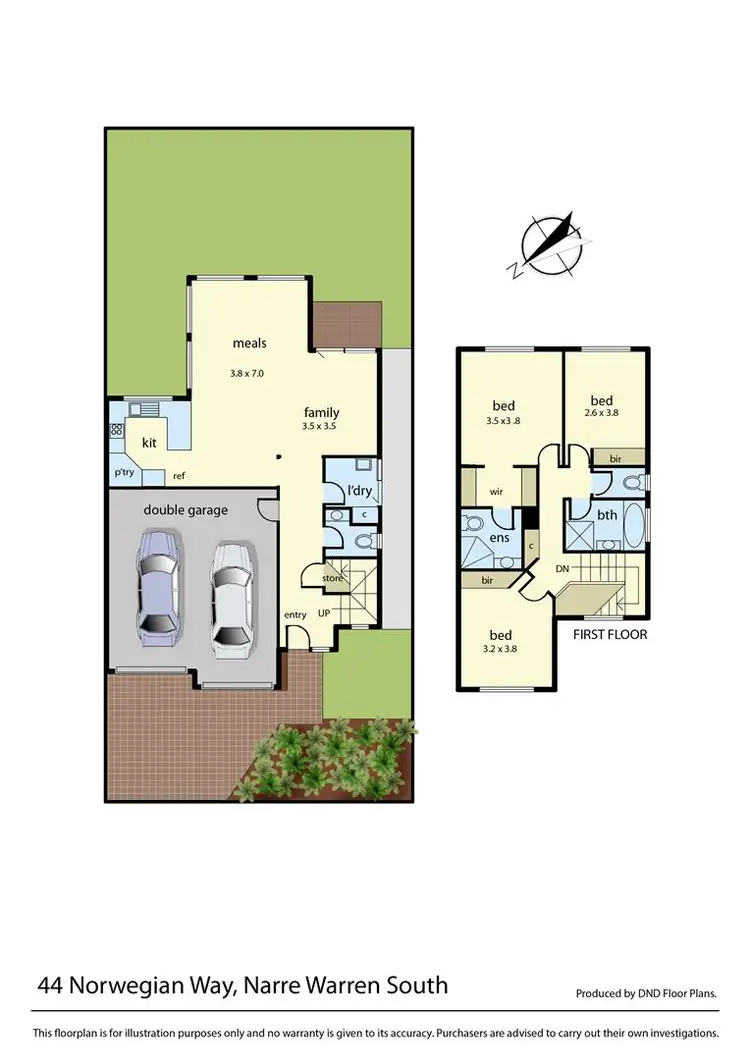 Floorplan of Homely house listing, 44 Norwegian Way, Narre Warren South VIC 3805