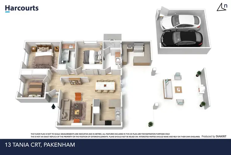 Floorplan of Homely house listing, 13 Tania Court, Pakenham VIC 3810