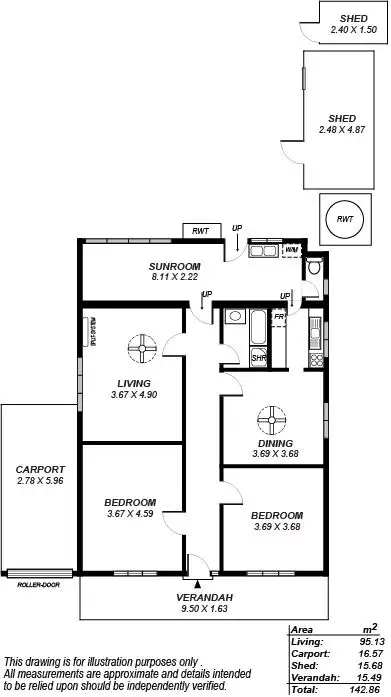 Floorplan of Homely house listing, 63 Alfred Road, West Croydon SA 5008