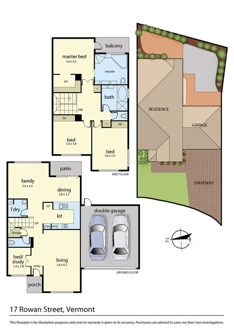 Floorplan of Homely house listing, 17 Rowan Street, Vermont VIC 3133