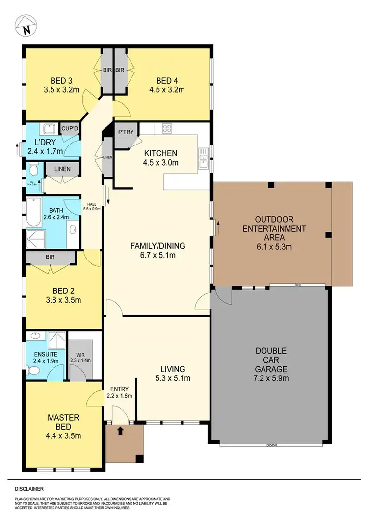 Floorplan of Homely house listing, 12 Nimble Drive, Delacombe VIC 3356