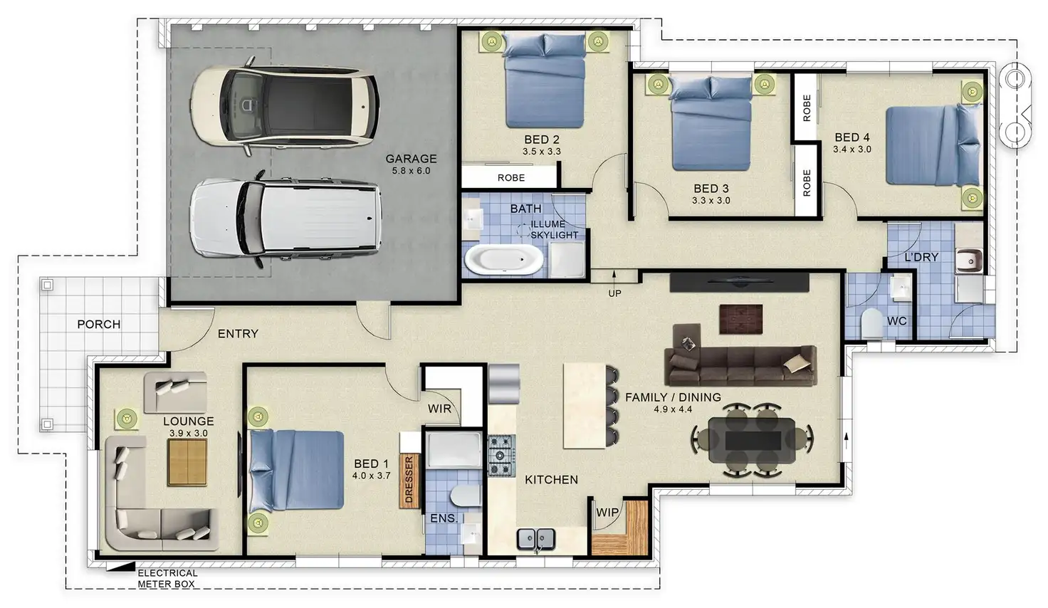 Floorplan of Homely house listing, 3 Lorraway Street, Holt ACT 2615