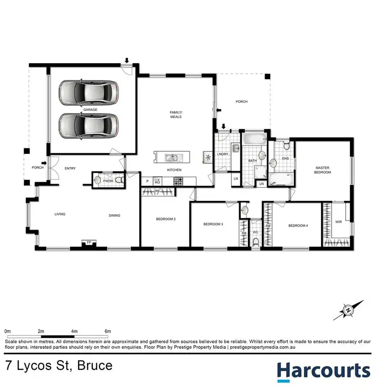 Floorplan of Homely house listing, 7 Lycos Street, Bruce ACT 2617