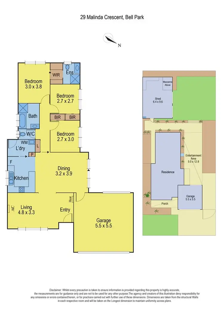 Floorplan of Homely house listing, 29 Malinda Crescent, Bell Park VIC 3215