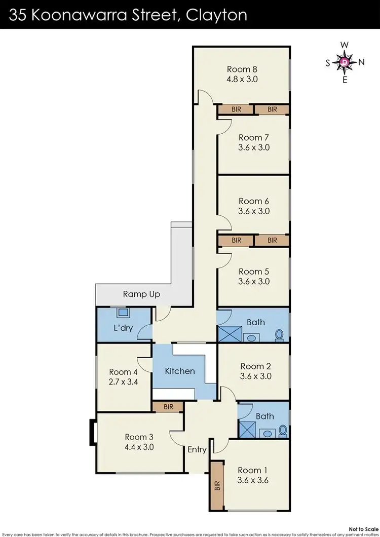 Floorplan of Homely house listing, 35 Koonawarra Street, Clayton VIC 3168