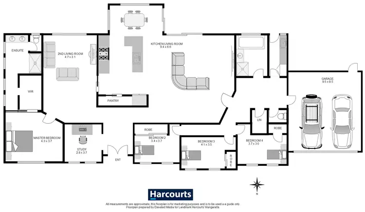 Floorplan of Homely house listing, 12 Elm Avenue, Wangaratta VIC 3677
