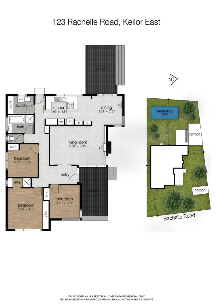Floorplan of Homely house listing, 123 Rachelle Road, Keilor East VIC 3033