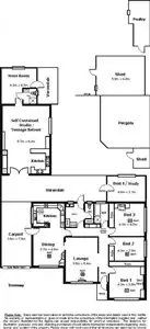 Floorplan of Homely house listing, 1 Hazelwood Avenue, Hectorville SA 5073