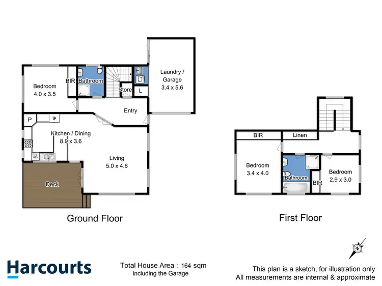 Floorplan of Homely house listing, 1/17 Mountain View Drive, Kingston TAS 7050