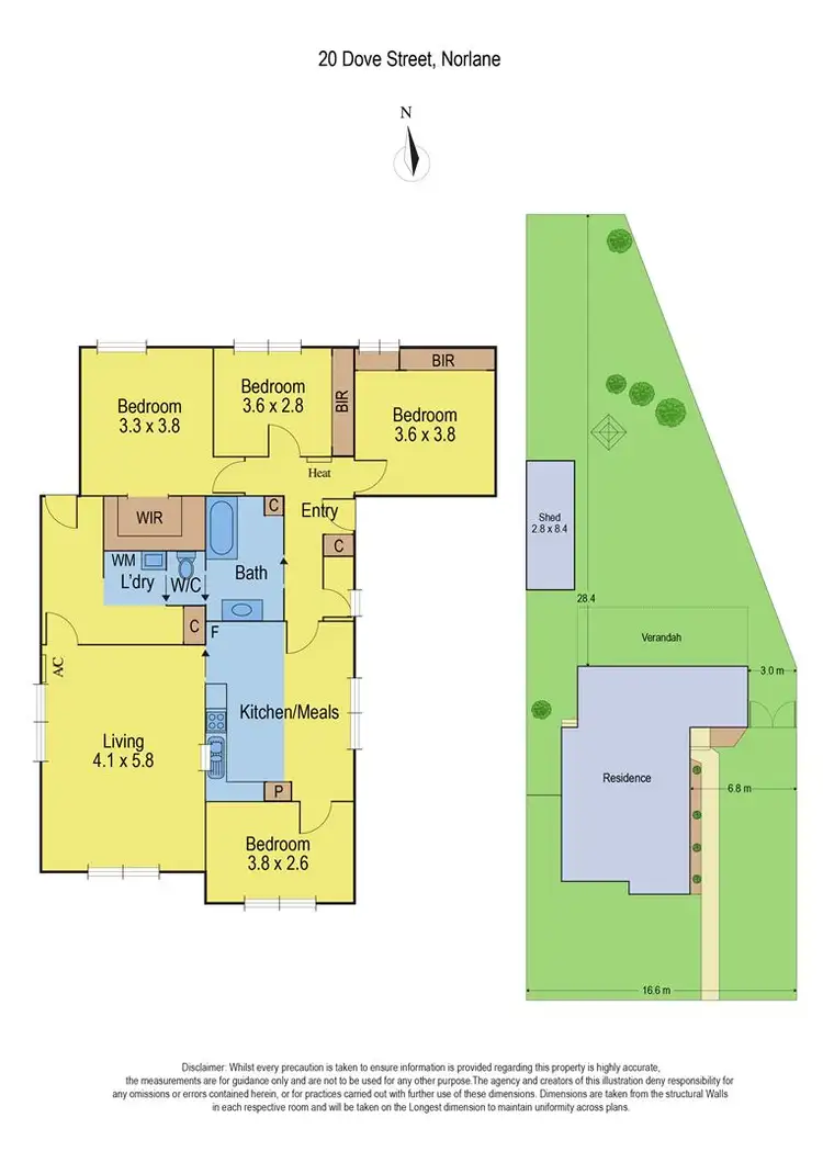 Floorplan of Homely house listing, 20 Dove Street, Norlane VIC 3214