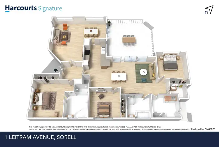 Floorplan of Homely house listing, 1 Leitram Avenue, Sorell TAS 7172