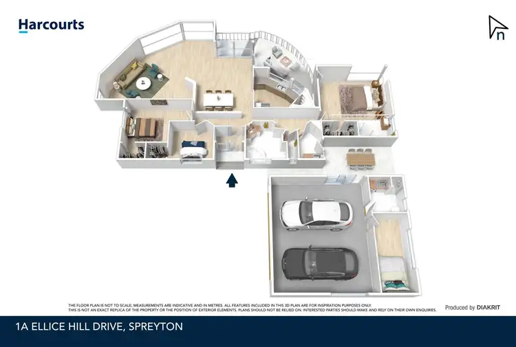 Floorplan of Homely house listing, 1AB Ellice Hill Drive, Spreyton TAS 7310
