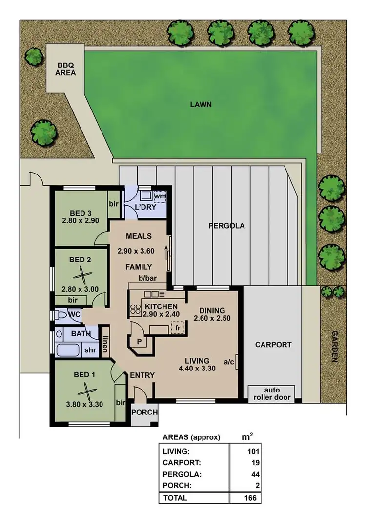 Floorplan of Homely house listing, 21 Jagger Crescent, Woodcroft SA 5162